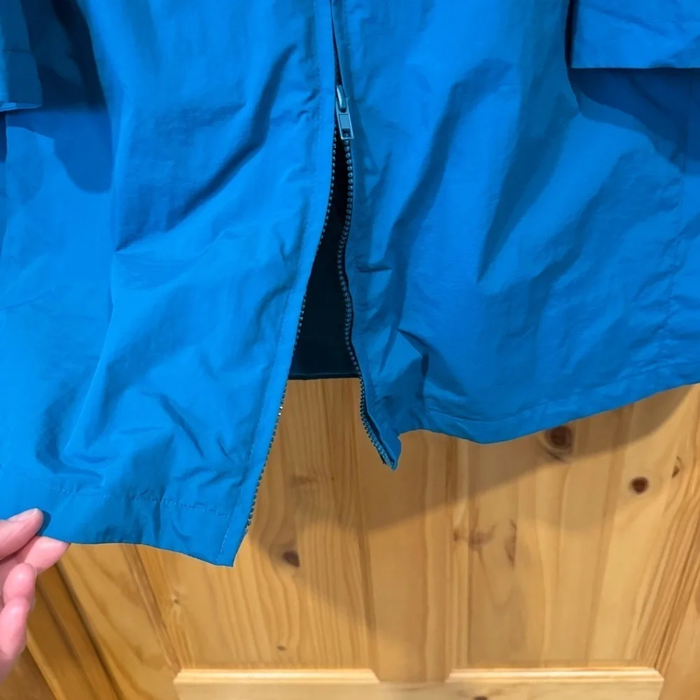 🎈Woman Within teal turquoise hooded rain jacket plus size 3X - Picture 6 of 11